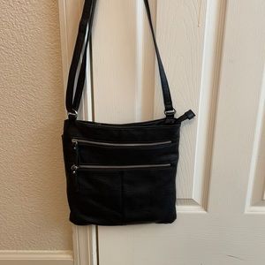 Target medium crossbody bag in black